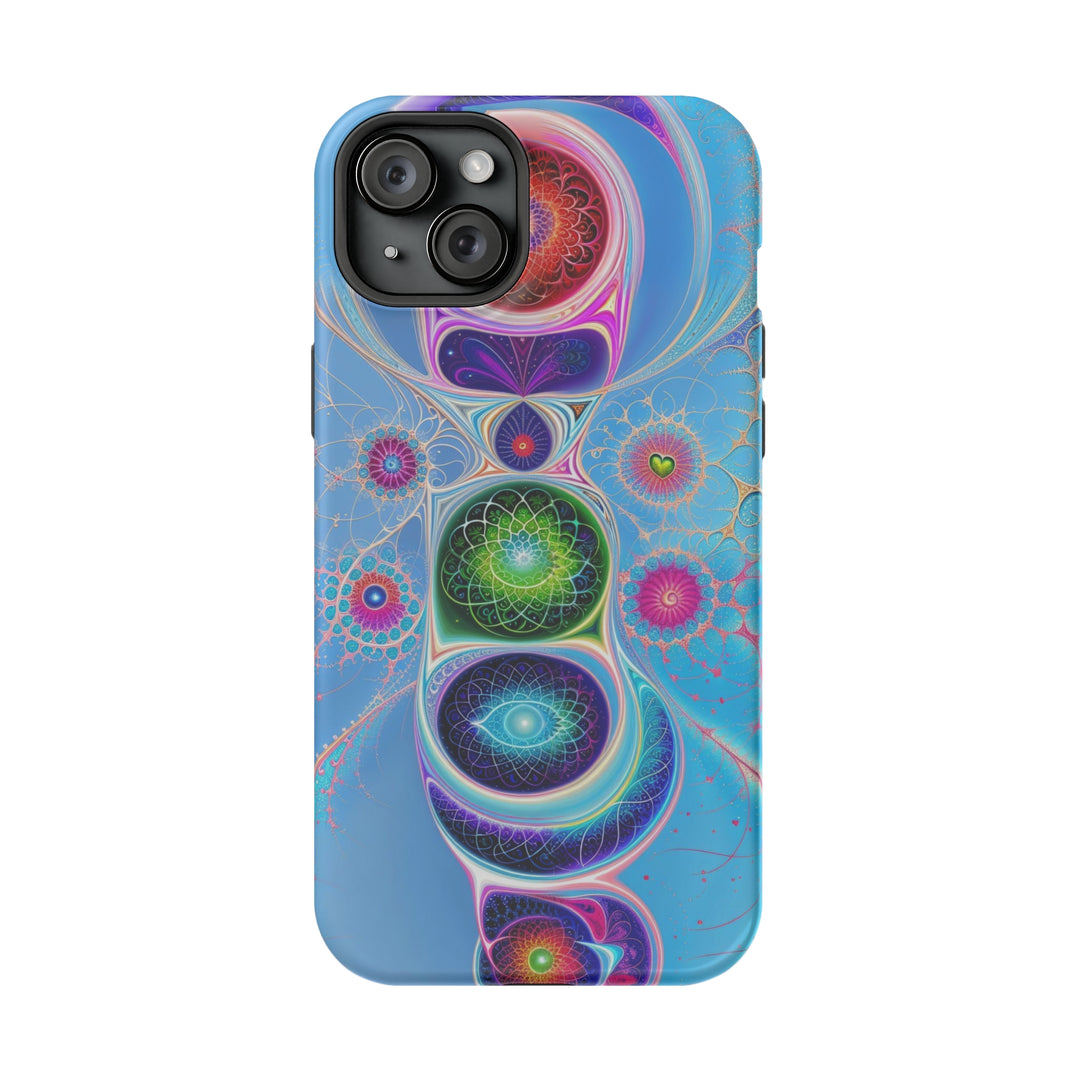 Vibrant Fractal Blossoms - MagSafe Tough Case