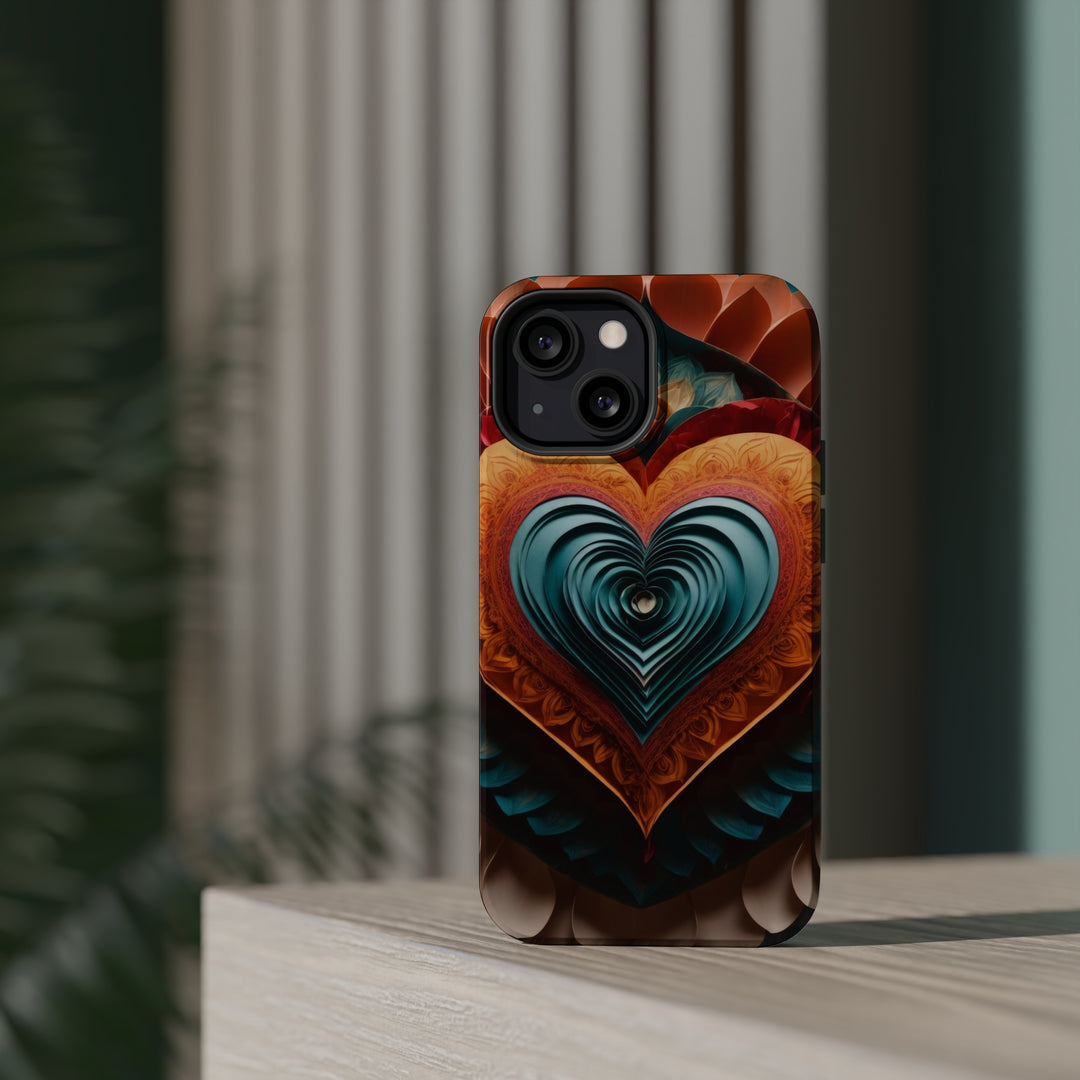 Layered Heart Artwork - MagSafe Tough Case