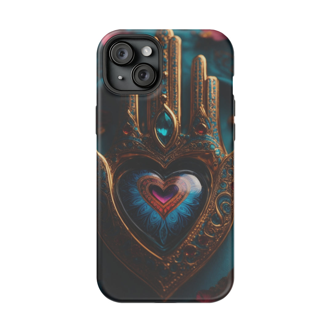 Mystical Heart Hamsa - MagSafe Tough Case