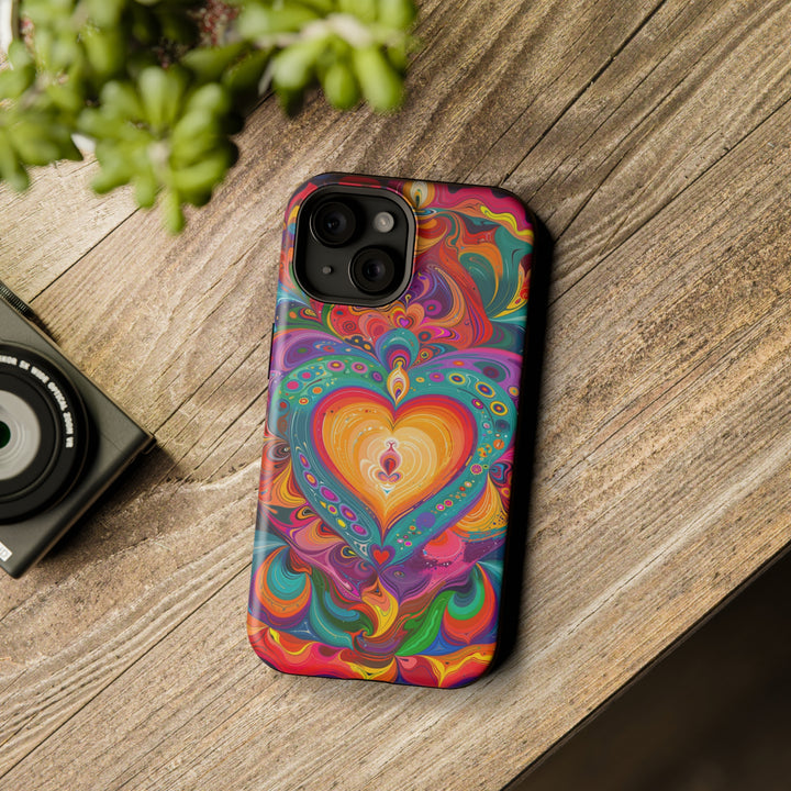 Vibrant Swirling Heart - MagSafe Tough Case