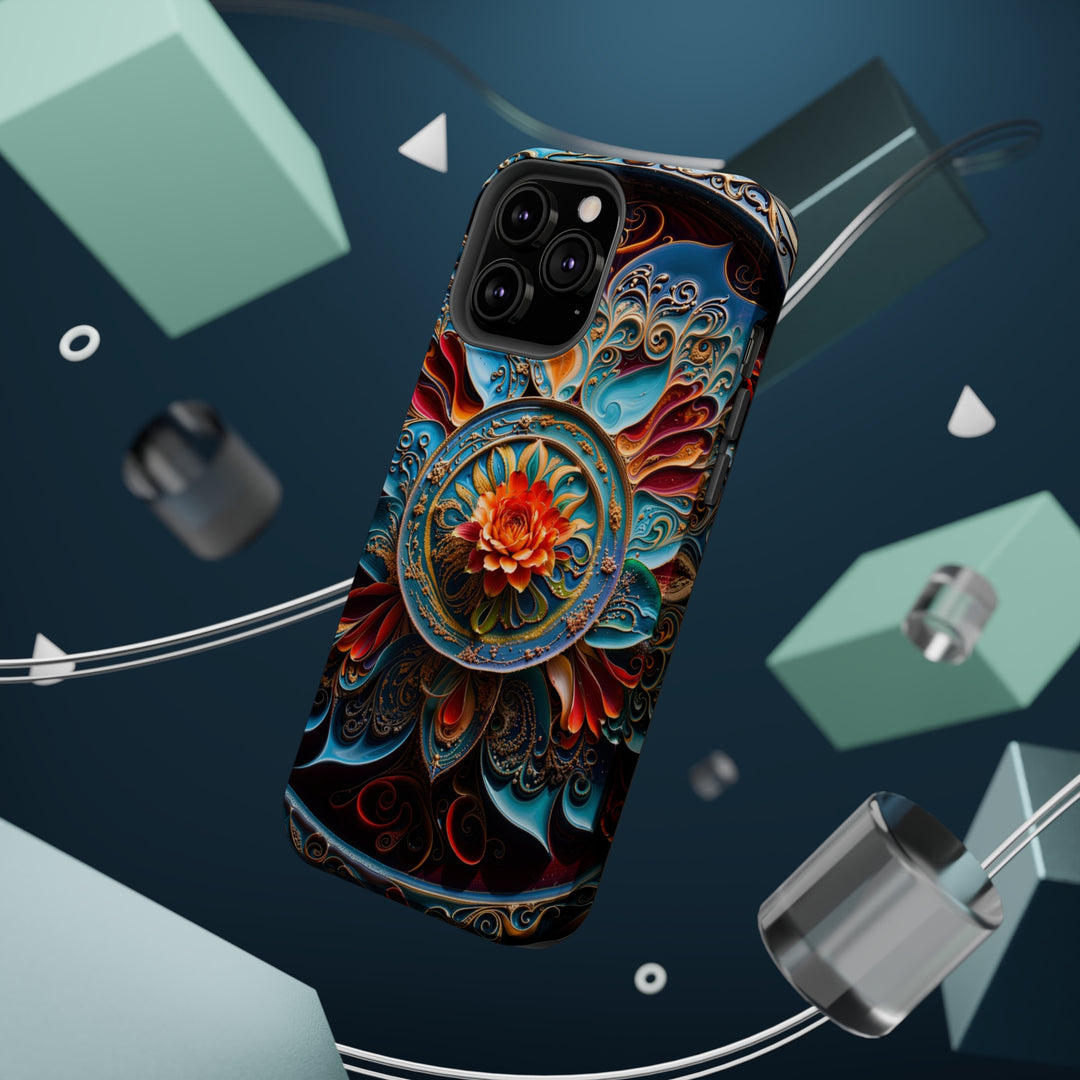 Intricate Floral Mandala - MagSafe Tough Case