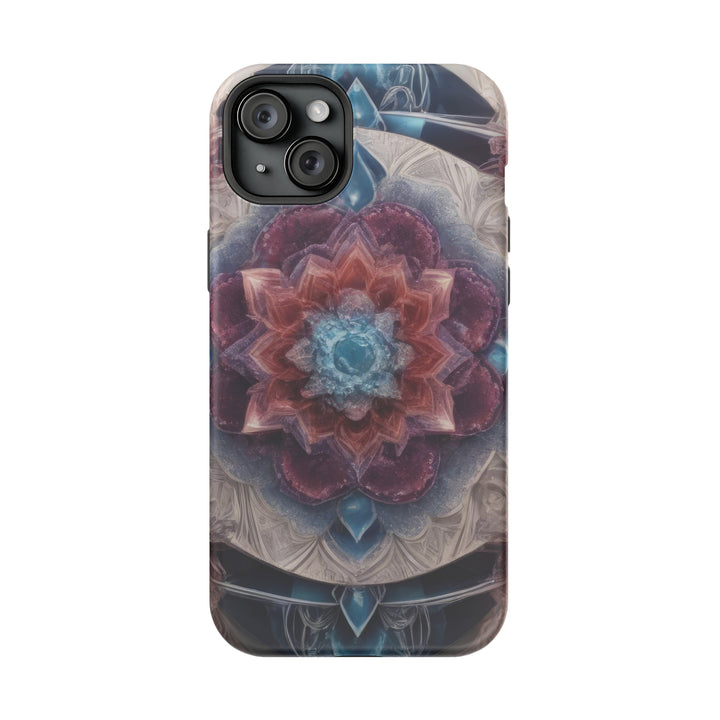 Symmetrical Crystal Bloom - MagSafe Tough Case