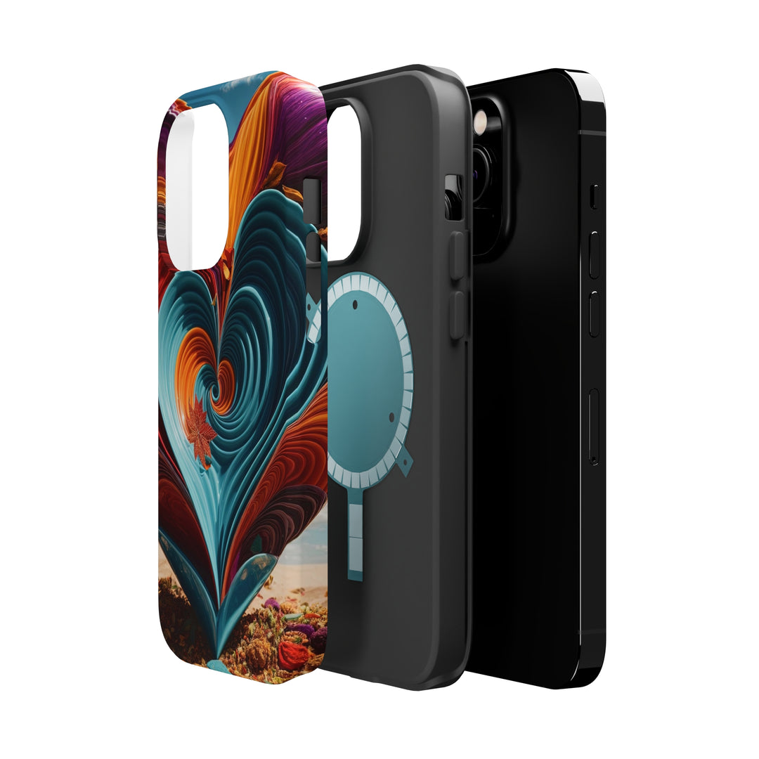 Vibrant Heart Spiral - MagSafe Tough Case