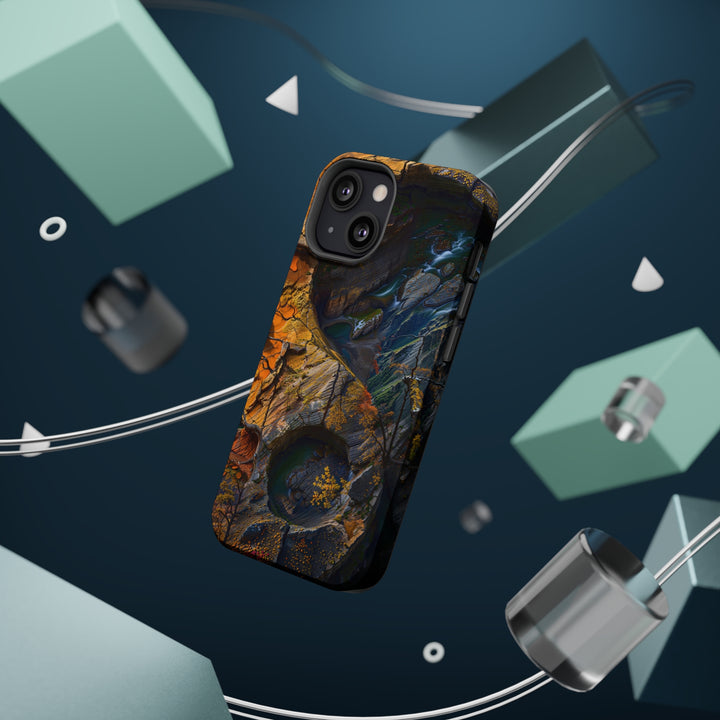 Autumn Geometric Contrast - MagSafe Tough Case