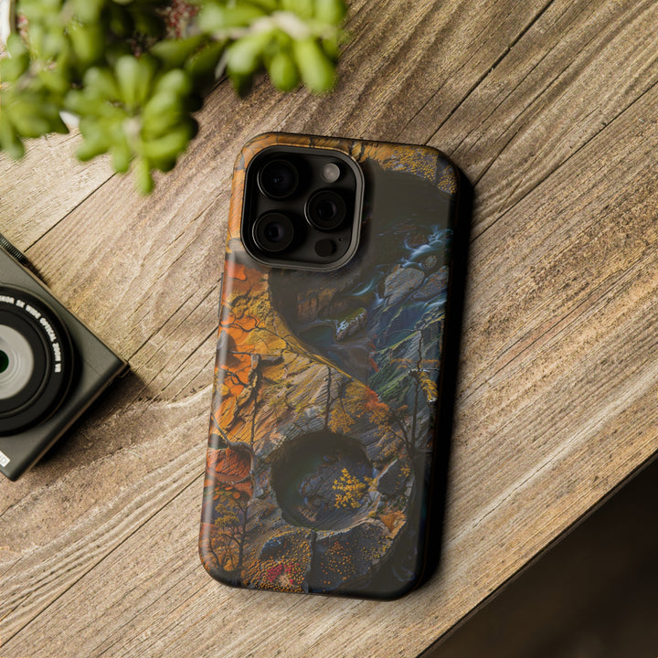 Autumn Geometric Contrast - MagSafe Tough Case