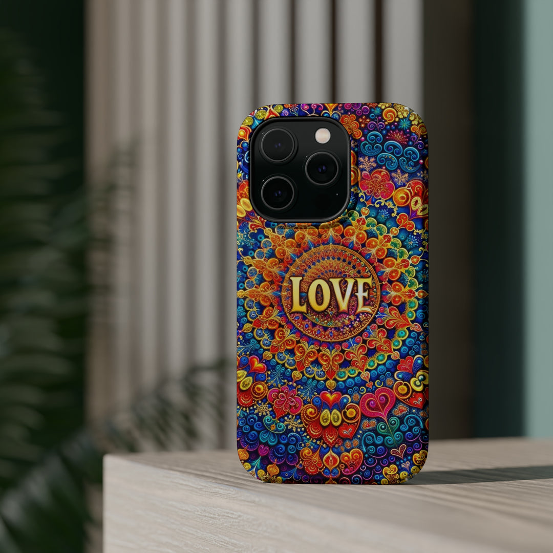 Vibrant Love Mandala - MagSafe Tough Case