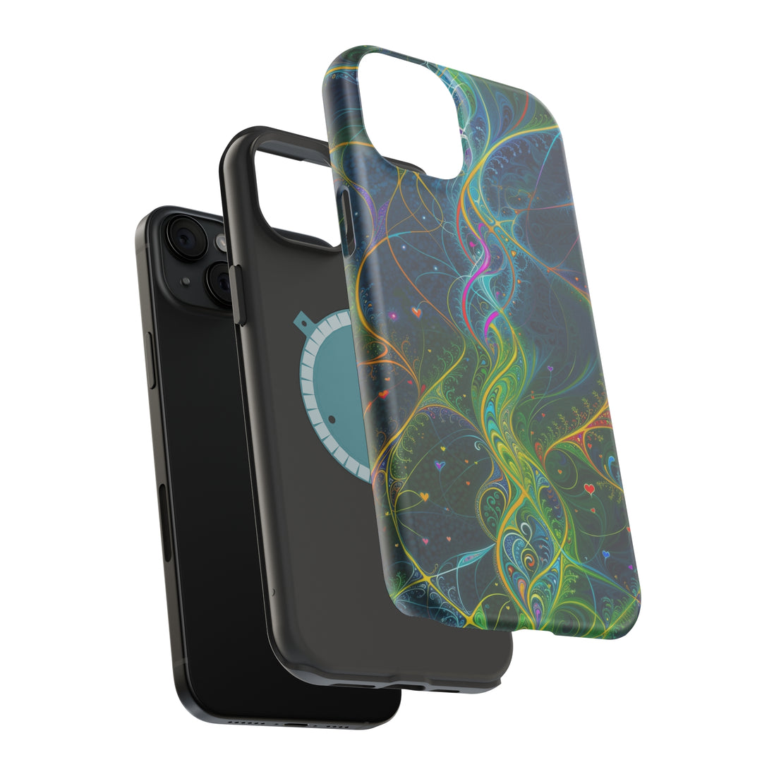 Vibrant Ethereal Swirls - MagSafe Tough Case