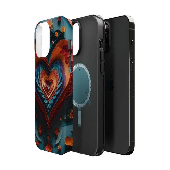 Blooming Heart Layers - MagSafe Tough Case