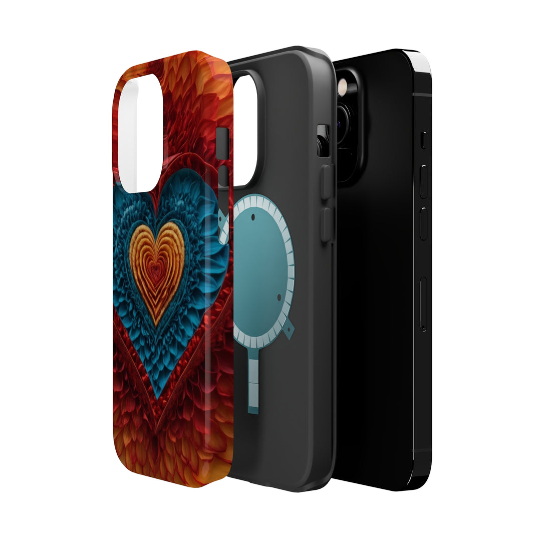 Vibrant Heart Layers - MagSafe Tough Case