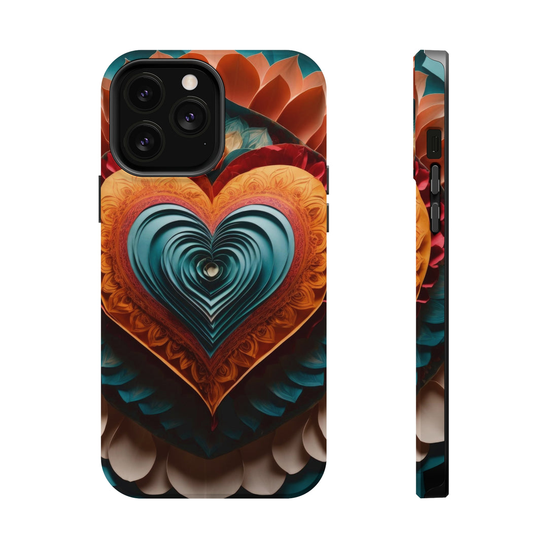 Layered Heart Artwork - MagSafe Tough Case