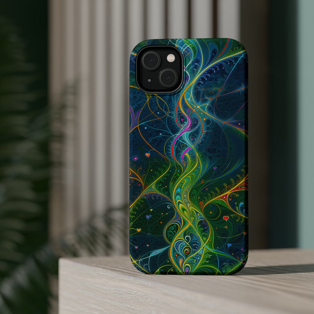 Vibrant Ethereal Swirls - MagSafe Tough Case