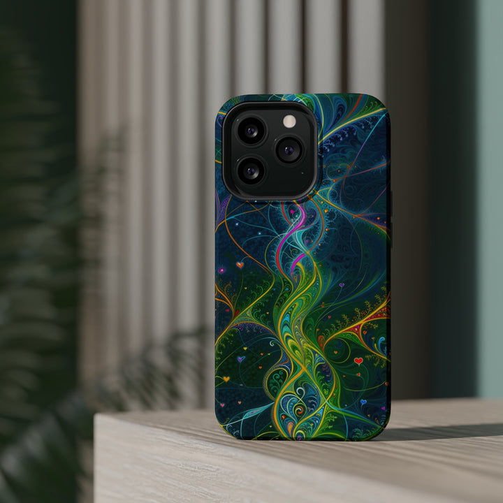 Vibrant Ethereal Swirls - MagSafe Tough Case