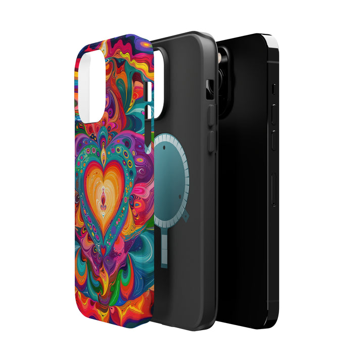 Vibrant Swirling Heart - MagSafe Tough Case