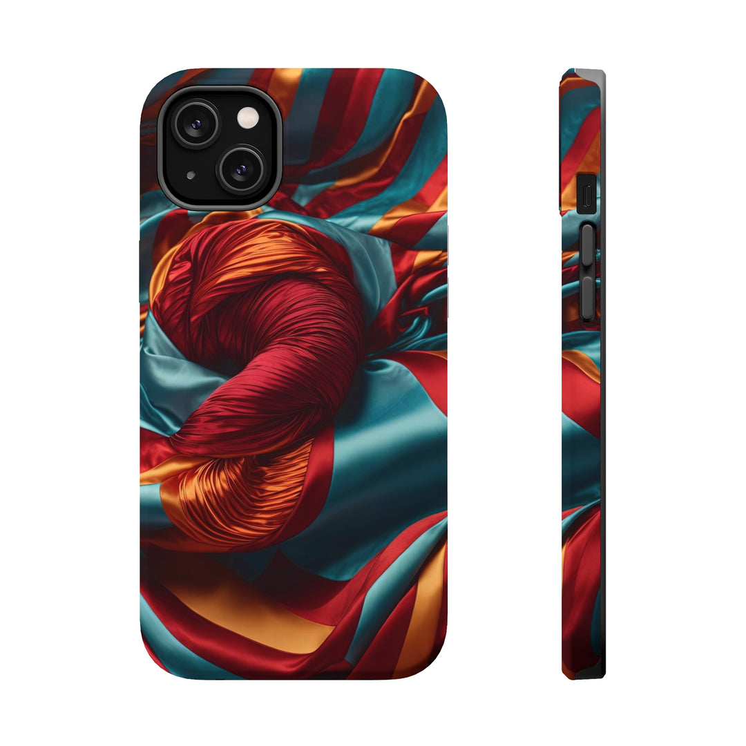 Vivid Silk Swirls - MagSafe Tough Case