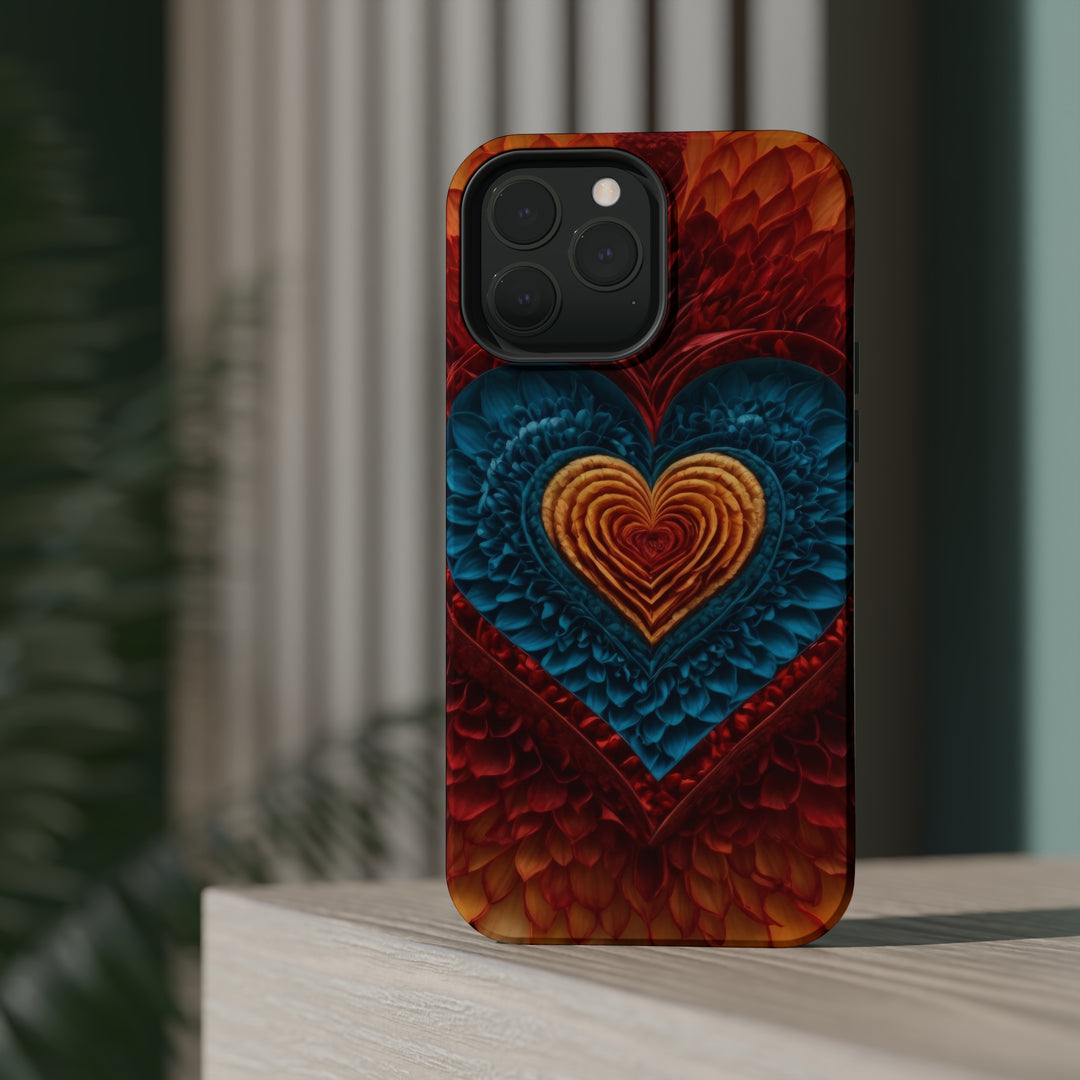 Vibrant Heart Layers - MagSafe Tough Case