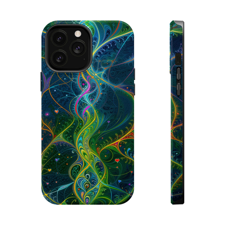 Vibrant Ethereal Swirls - MagSafe Tough Case