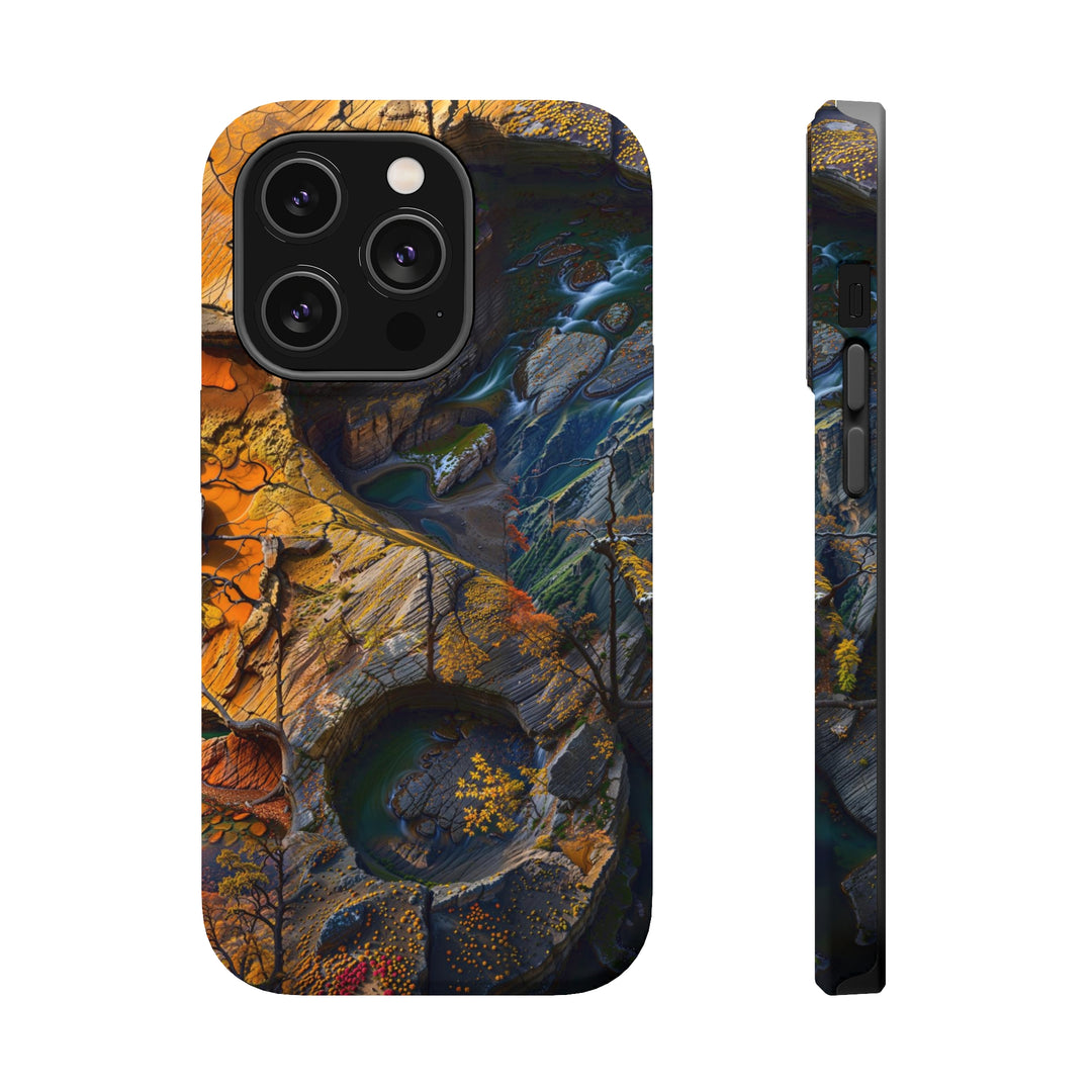 Autumn Geometric Contrast - MagSafe Tough Case