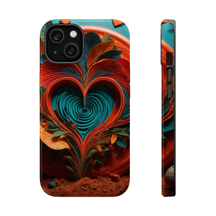 Vibrant Spiral Foliage - MagSafe Tough Case