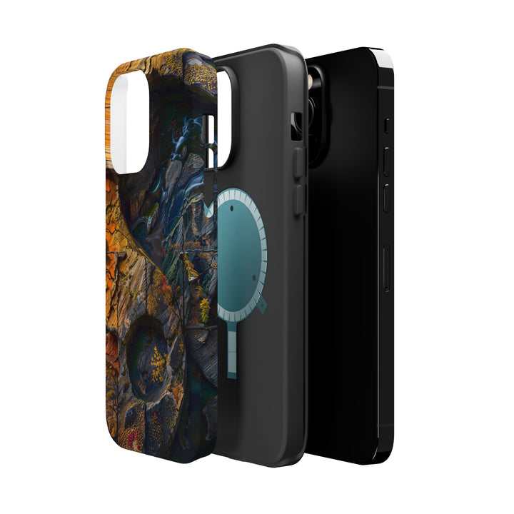 Autumn Geometric Contrast - MagSafe Tough Case
