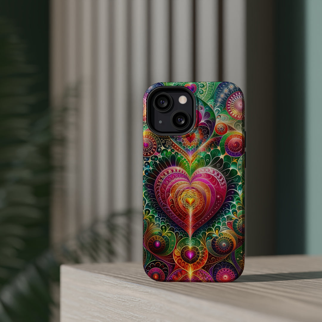 Kaleidoscopic Heart Symphony - MagSafe Tough Case