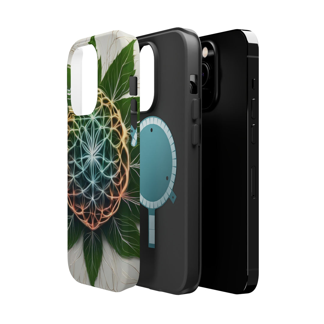 Vibrant Geometric Botanical - MagSafe Tough Case