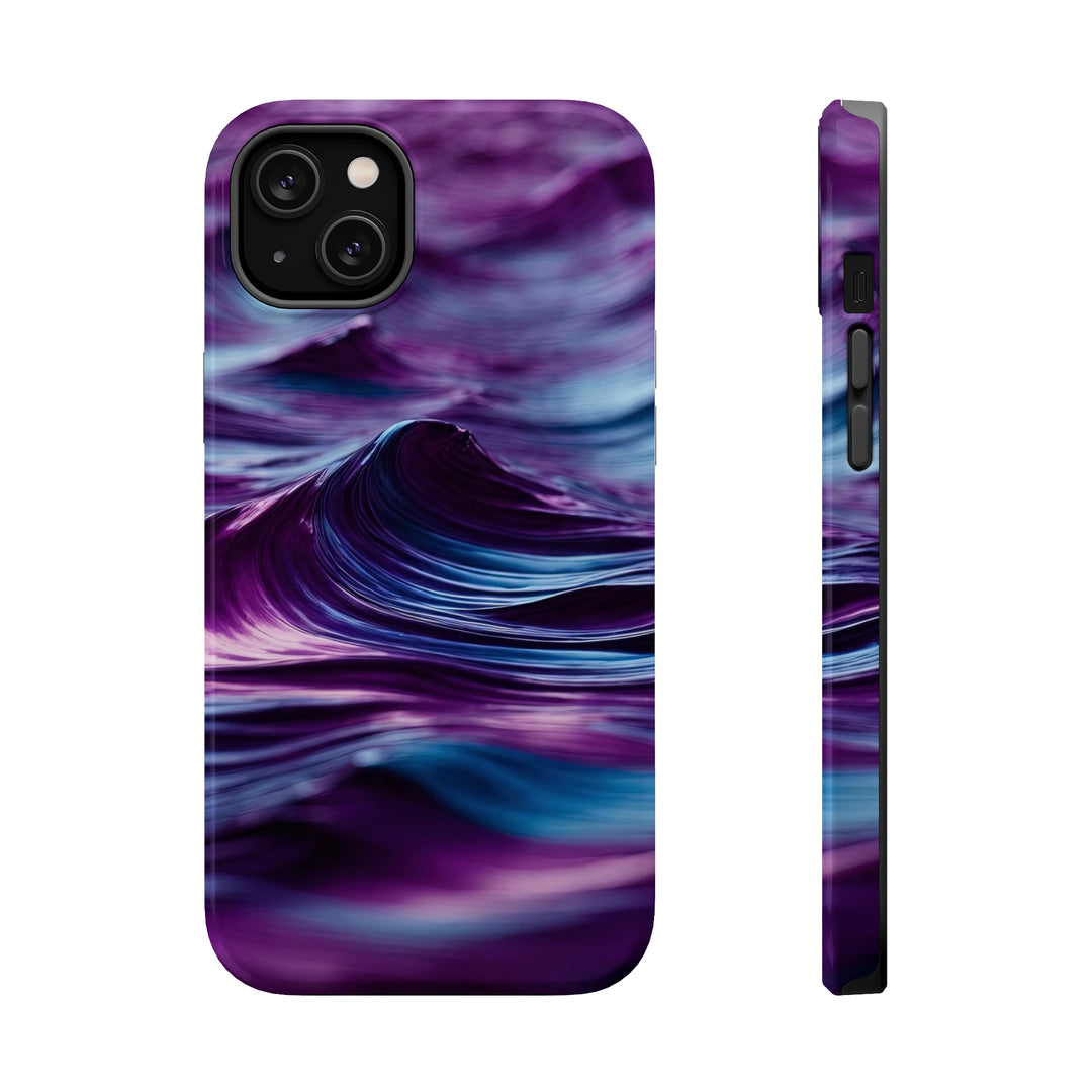 Purple Ocean Waves - MagSafe Tough Case