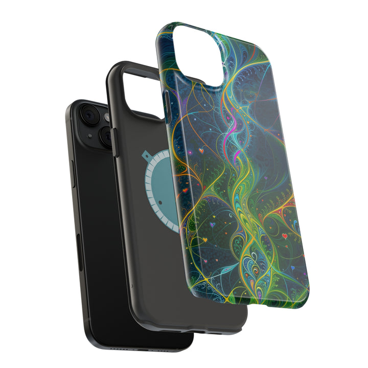 Vibrant Ethereal Swirls - MagSafe Tough Case