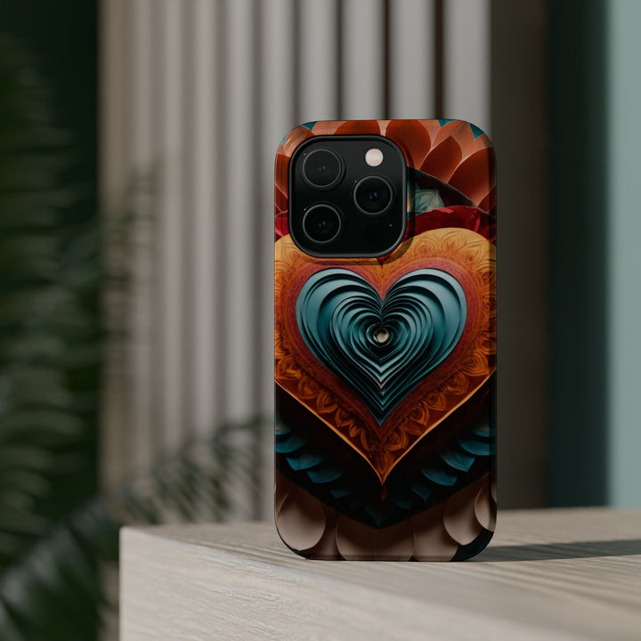 Layered Heart Artwork - MagSafe Tough Case