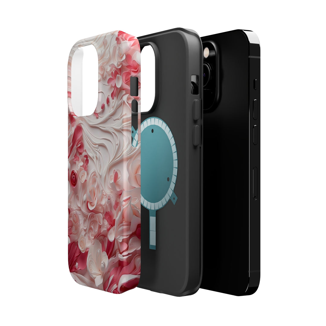 Floral Swirls Abstraction - MagSafe Tough Case