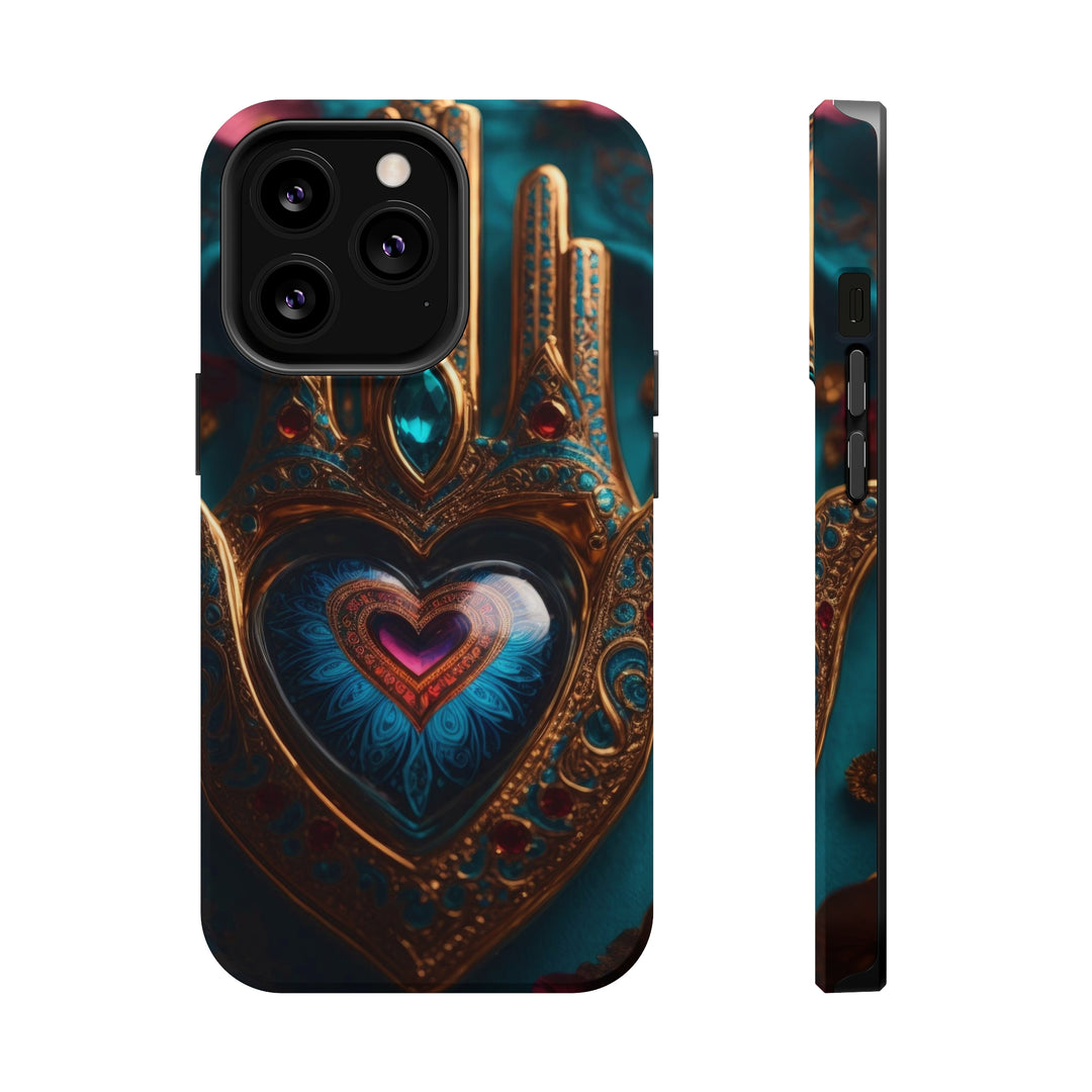 Mystical Heart Hamsa - MagSafe Tough Case