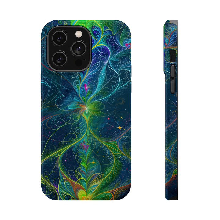 Vibrant Fractal Blossom - MagSafe Tough Case