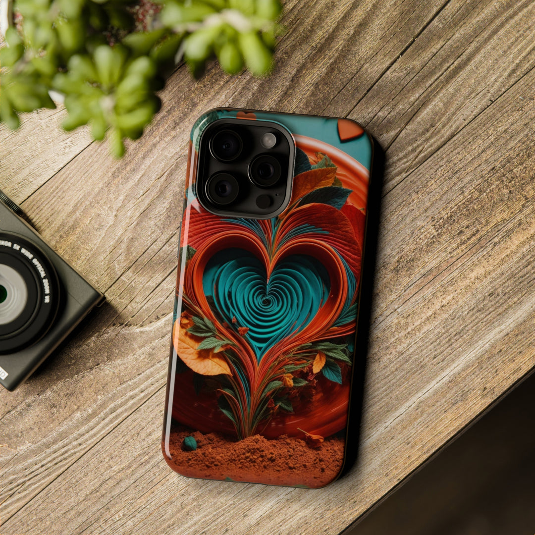 Vibrant Spiral Foliage - MagSafe Tough Case