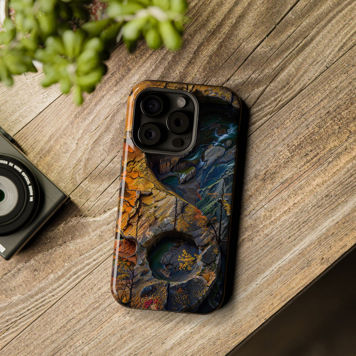 Autumn Geometric Contrast - MagSafe Tough Case