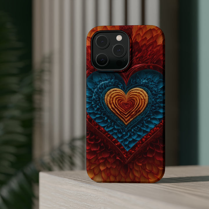 Vibrant Heart Layers - MagSafe Tough Case