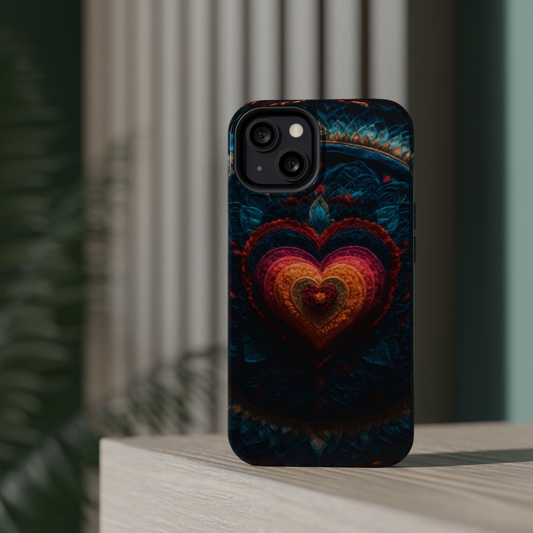 Nested Heart Tapestry - MagSafe Tough Case