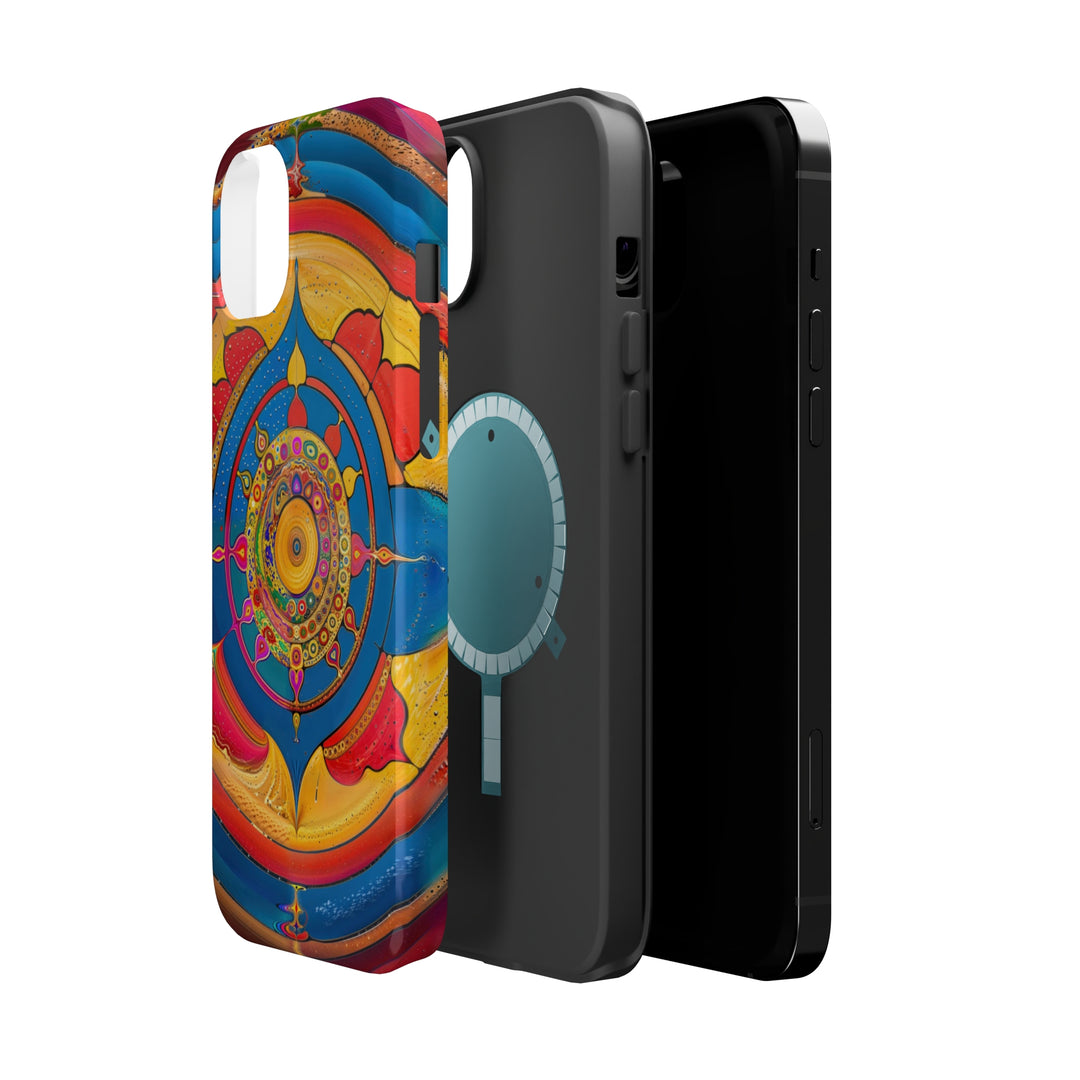 Vibrant Cosmic Spiral - MagSafe Tough Case