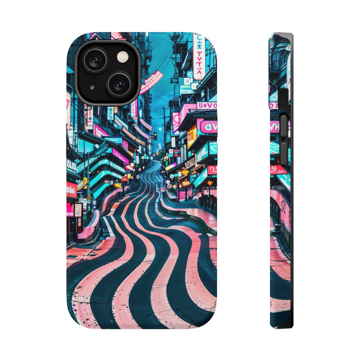 Vibrant Urban Waves - MagSafe Tough Case