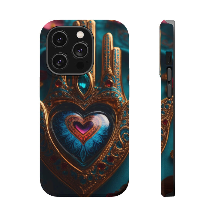 Mystical Heart Hamsa - MagSafe Tough Case