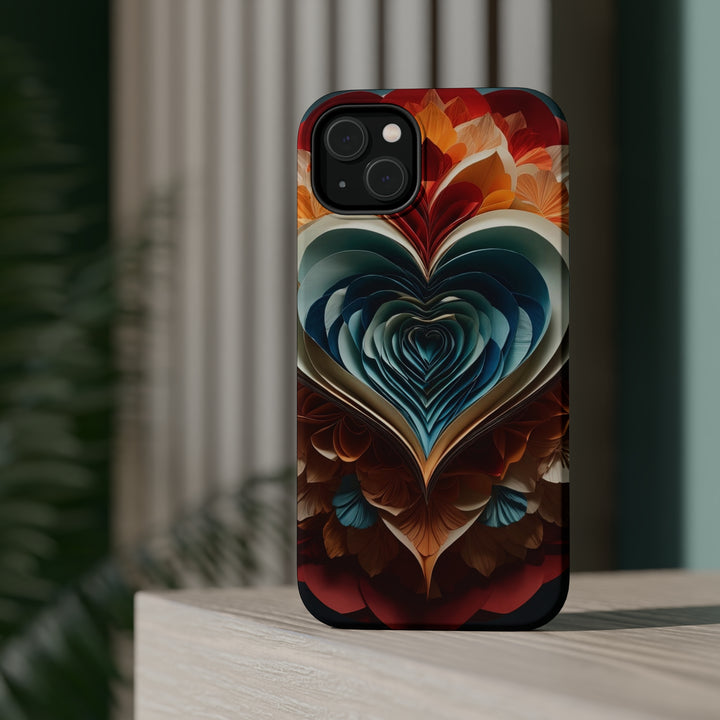 Blooming Heart Layers - MagSafe Tough Case