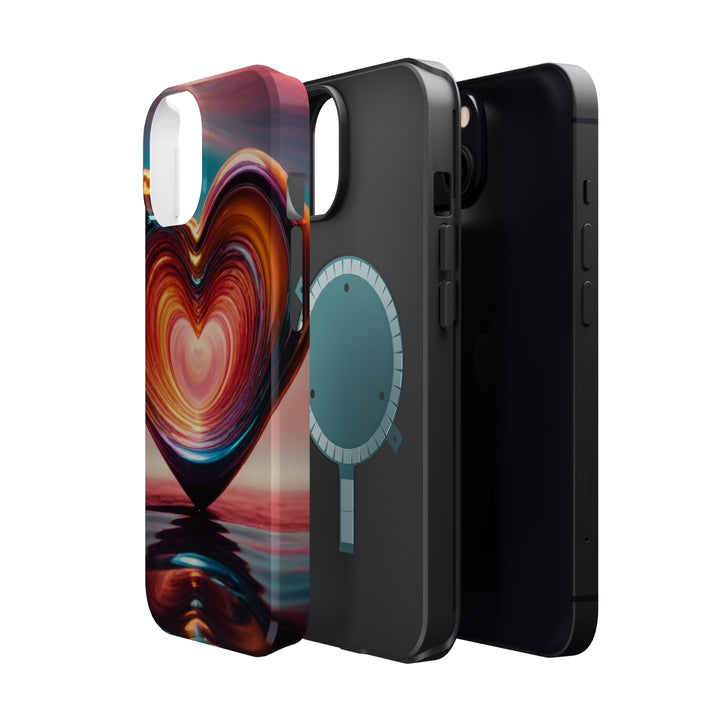 Vibrant Swirling Heart - MagSafe Tough Case