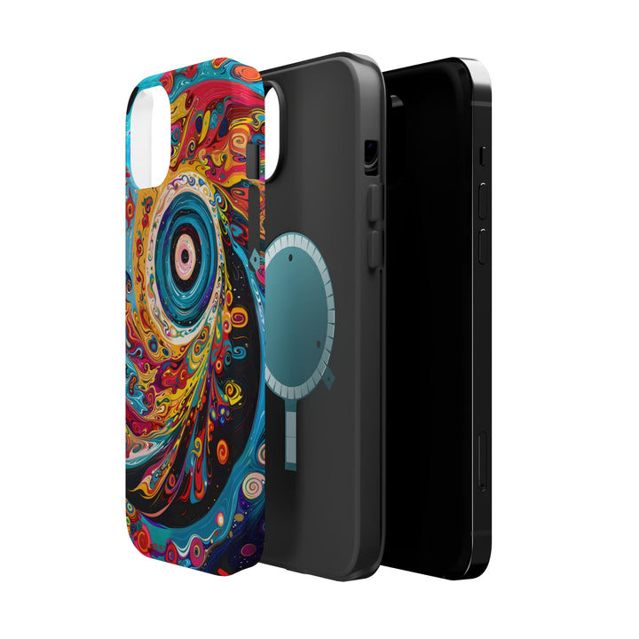 Vibrant Cosmic Swirl - MagSafe Tough Case