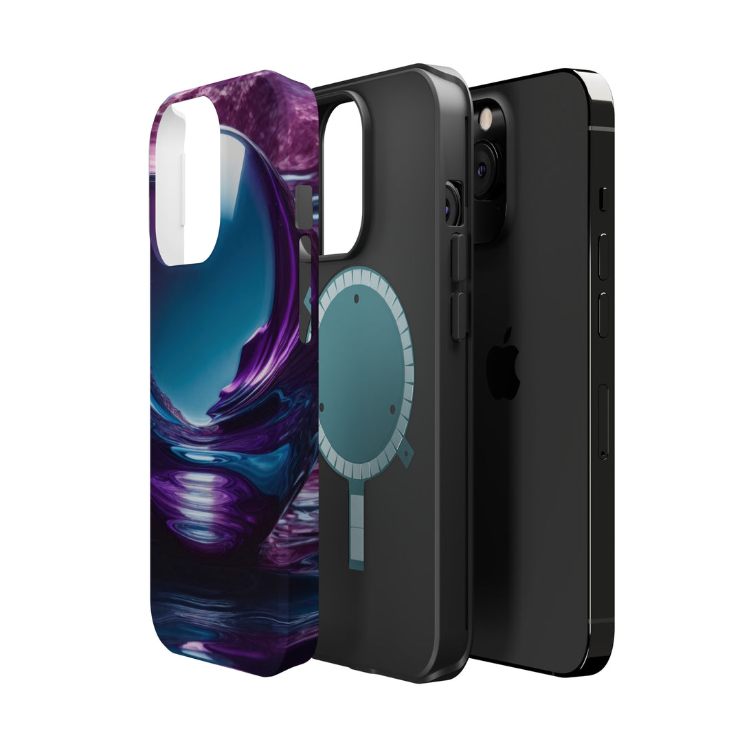 Spherical Amethyst Reflection - MagSafe Tough Case