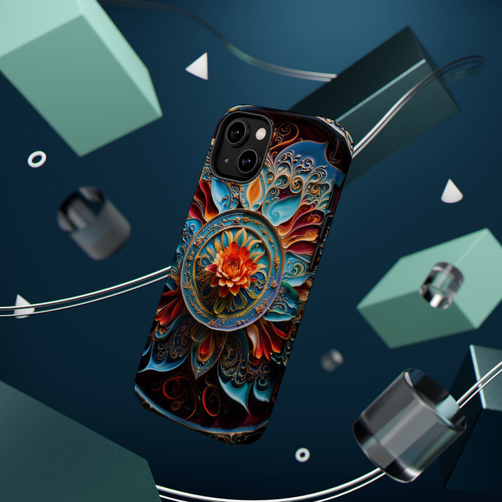Intricate Floral Mandala - MagSafe Tough Case