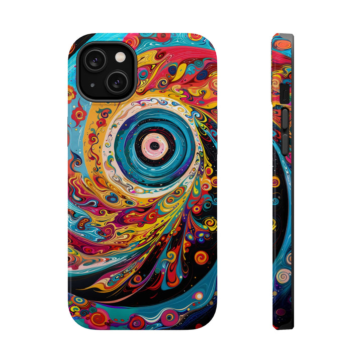 Vibrant Cosmic Swirl - MagSafe Tough Case