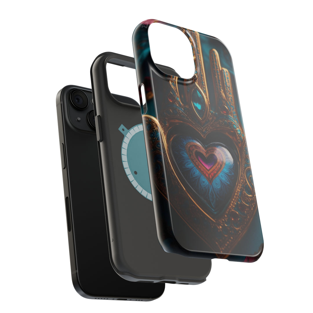 Mystical Heart Hamsa - MagSafe Tough Case