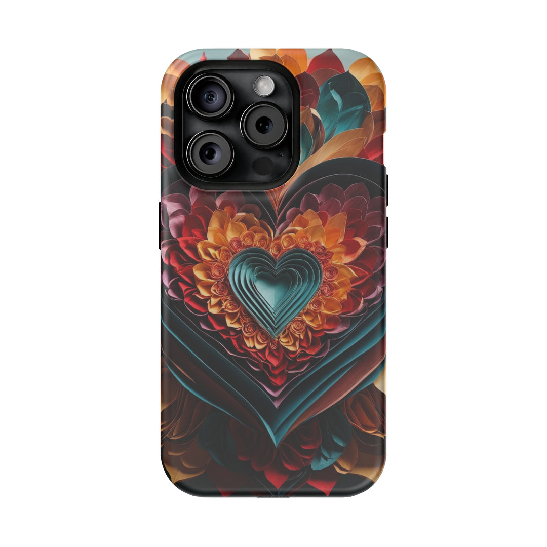 Multilayered Floral Heart - MagSafe Tough Case