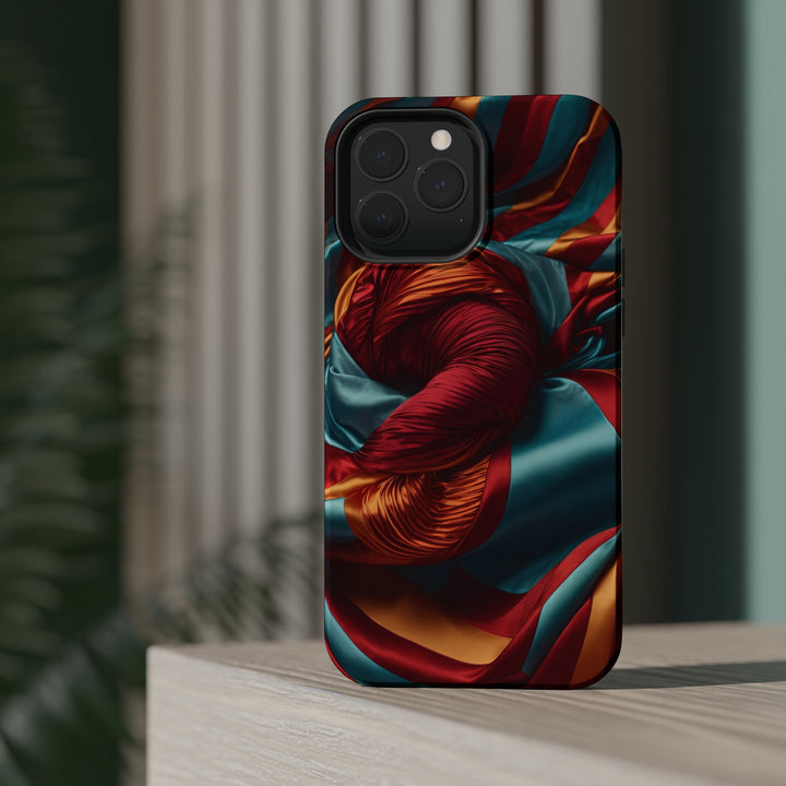 Vivid Silk Swirls - MagSafe Tough Case