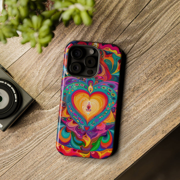 Vibrant Swirling Heart - MagSafe Tough Case