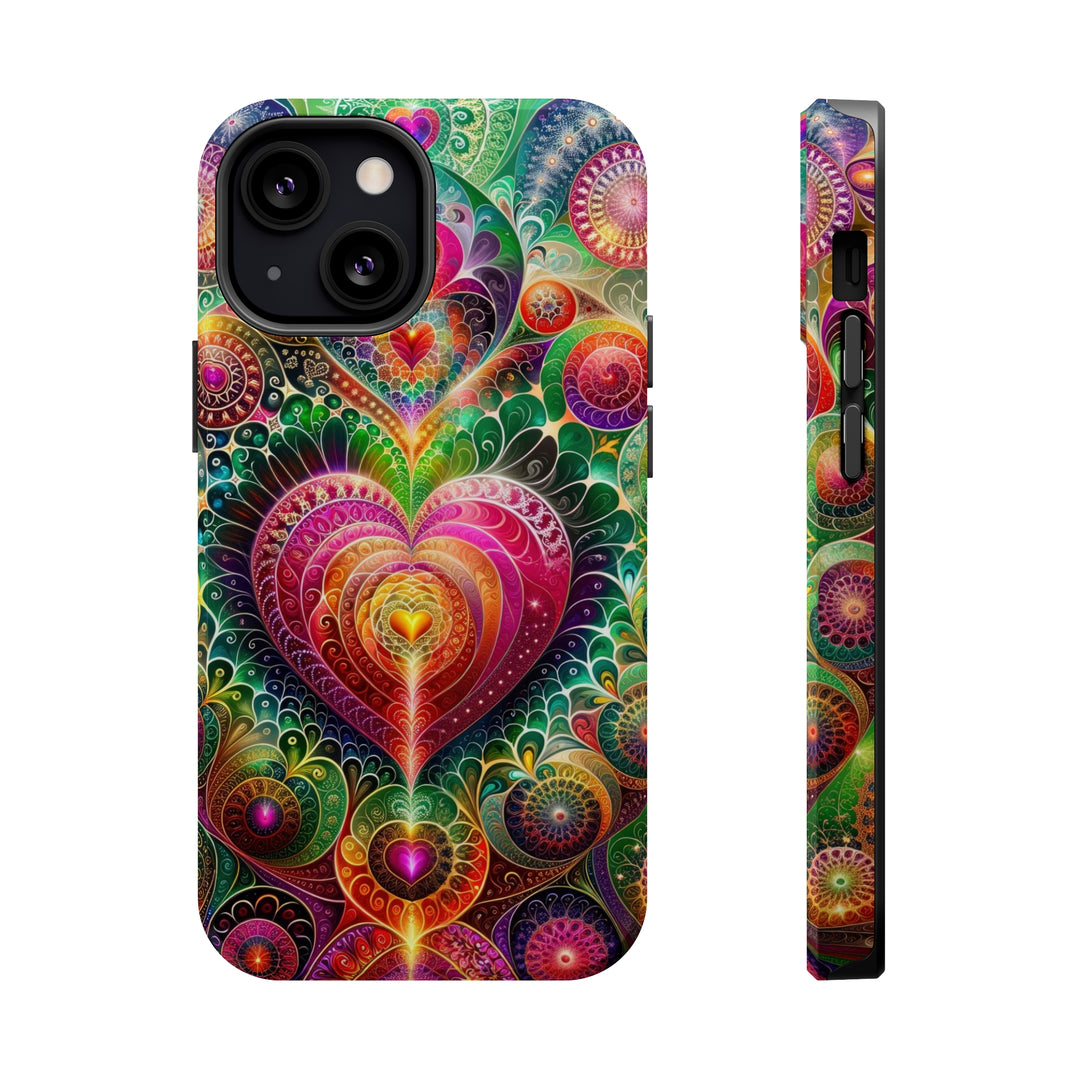 Kaleidoscopic Heart Symphony - MagSafe Tough Case