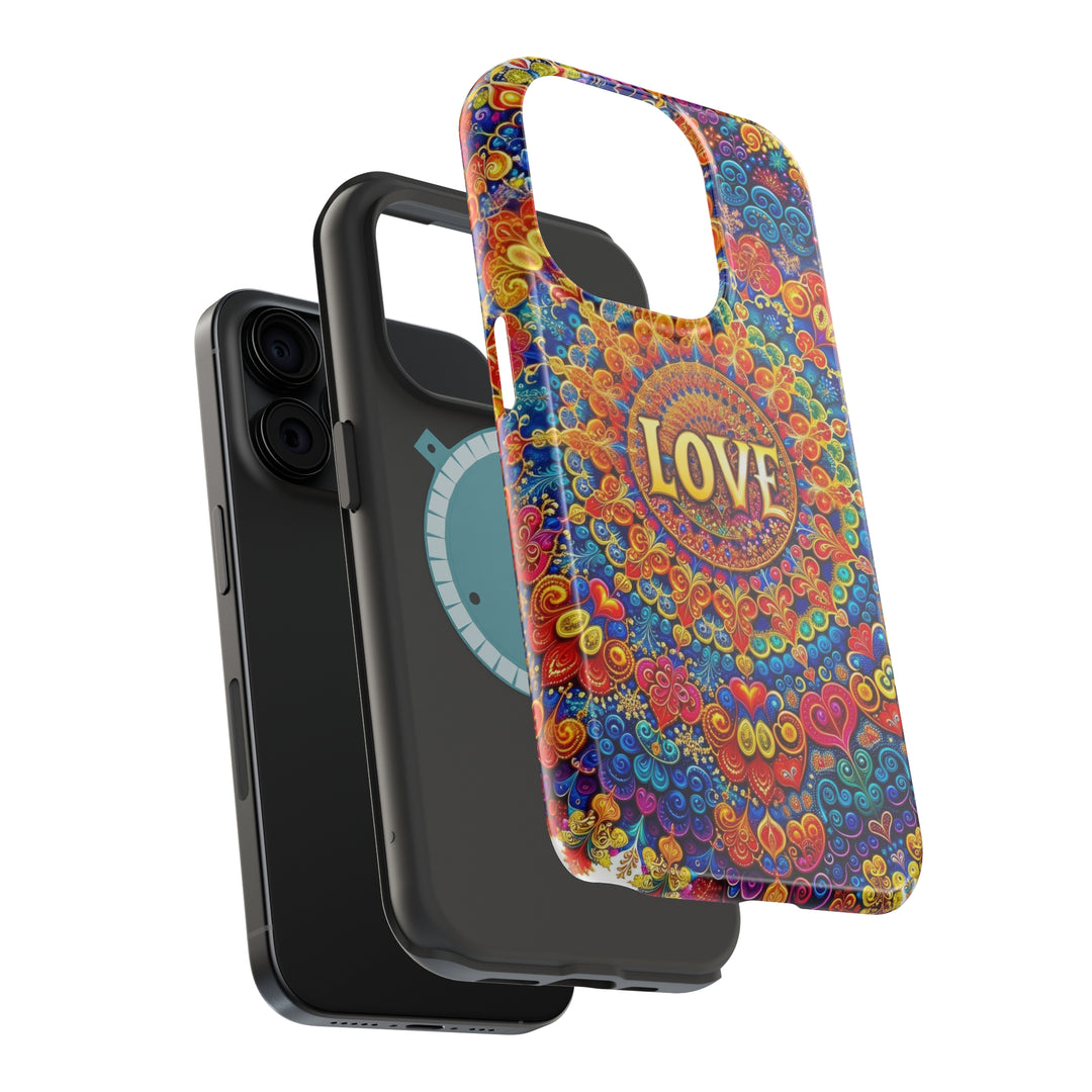 Vibrant Love Mandala - MagSafe Tough Case